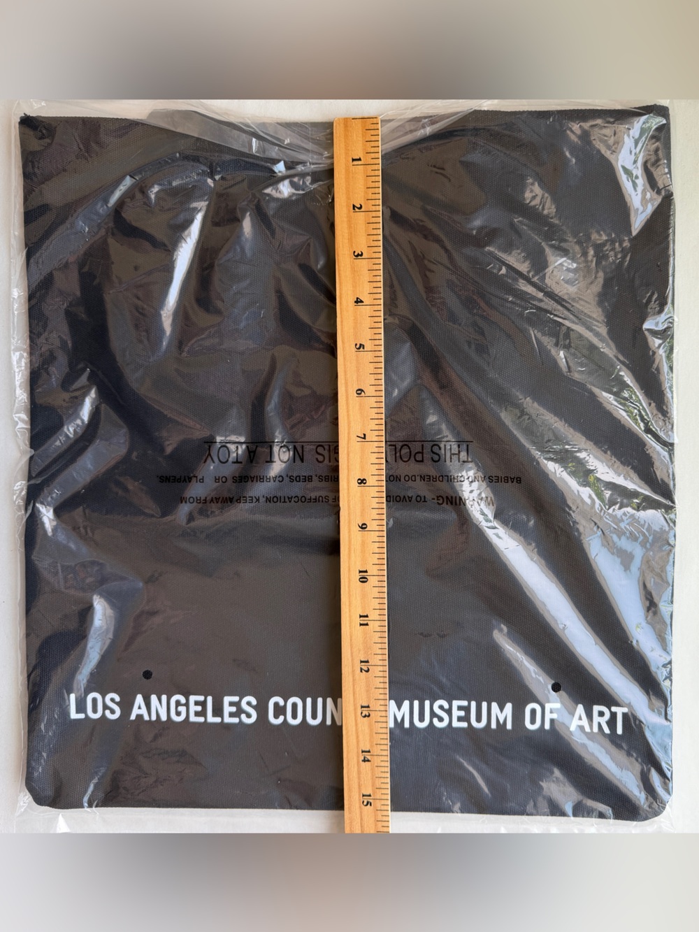 NEW Los Angeles County Museum of Art LACMA Graphic Tote Bag Black - Picture 4 of 5
